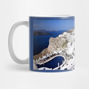 The Greek Island of Santorini Mug